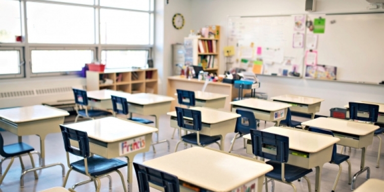 Empty School Classroom