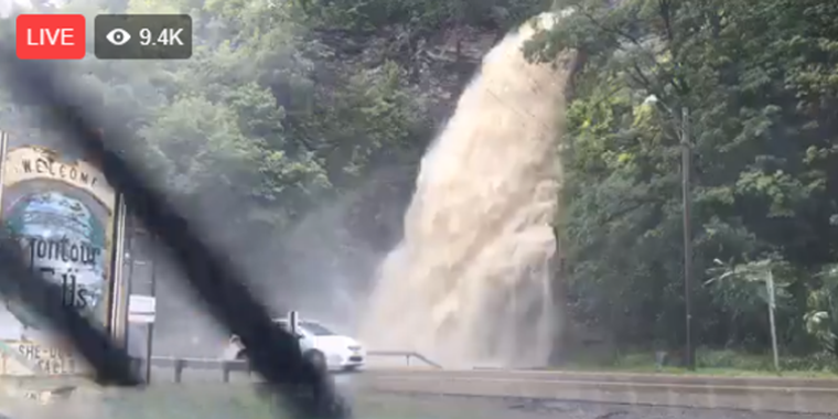 "Areas of very heavy rain are possible this morning and again this afternoon and evening," the weather service said Tuesday.