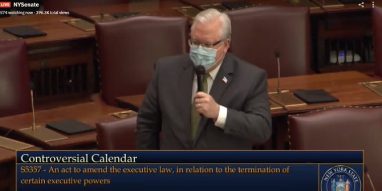 The Senate Democrats are complicit with Governor Cuomo in what is being revealed as tragic, unforgivable, politically motivated and, in my view, criminal decisions during this COVID-19 pandemic that cost lives, devastated families, destroyed livelihoods and will keep this state at risk for years to come. 