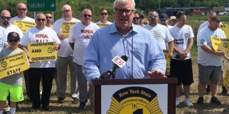 "Our correctional officers remain extremely alarmed about rising violence inside prisons and we share their concern," said Senator O'Mara. Our correctional officers remain extremely alarmed about rising violence inside prisons and we share their concern.