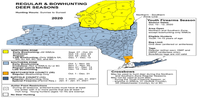 Regular deer hunting season in the Southern Zone starts on Saturday.