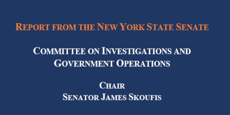 NYS Senate IGO Committee Report - Live Event Ticketing Practices