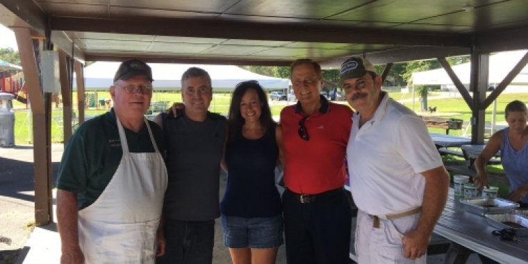 Pictured L-R is, Town of Wawayanda Historian Ed Horan, Supervisor John Razzano, Councilwoman Denise Quinn, Senator Bonacic and Councilman Dave Cole.