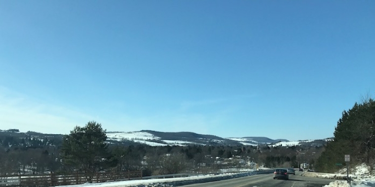 Winter in Upstate NY Winter Village of Homer Landscape