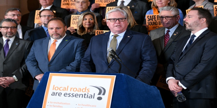 “We have always stood together with New York’s county and town highway superintendents, and local leaders, and we will continue to do everything we can to raise awareness and call for legislative support.  Local roads are essential to New York’s future.  We have an unprecedented opportunity to strengthen this state’s commitment.  State investment in local transportation infrastructure is a fundamental responsibility and critical to the strength and success of local communities, economies, environments, gove