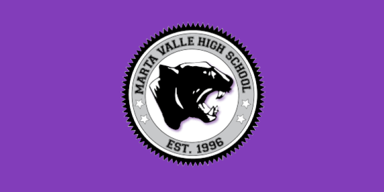Marta Valle High School logo
