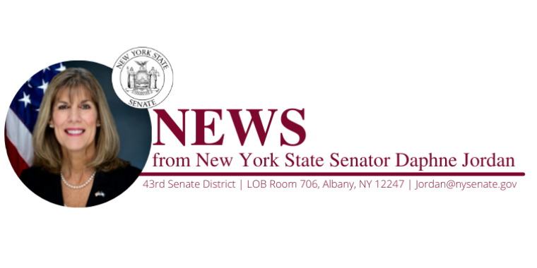 News from New York State Senator Daphne Jordan