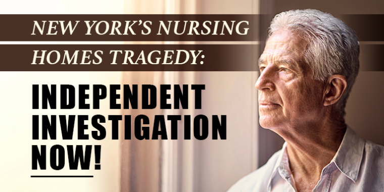 "Every step of the way, the Senate Democrat Majority has been willing to give the Cuomo administration every opportunity to keep trying to cover its tracks and rewrite its false story on nursing homes," said Senator O'Mara.