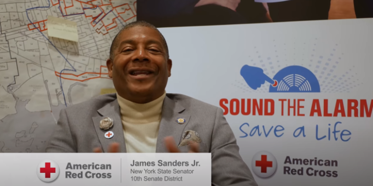 Senator Sanders is joining the Red Cross for this important program.