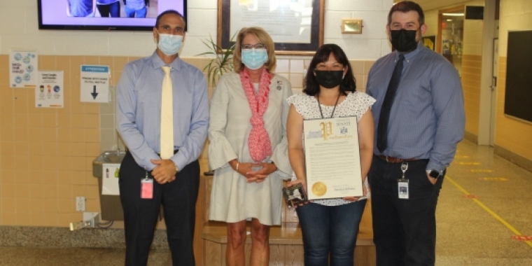 Senator Helming Honors MyLinh Johnson