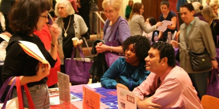 Attendees at the Senior Resource Fair