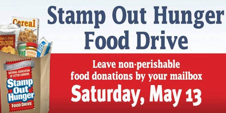 America's letter carriers are sponsoring their 25th Annual "Stamp Out Hunger Food Drive" on Saturday.