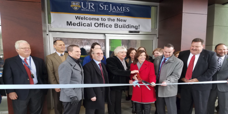 "It has been an outstanding team effort that has finally brought us here to celebrate the new St. James Hospital Medical Office Building, and I was grateful to help support it every step of the way,” said Senator Tom O'Mara.