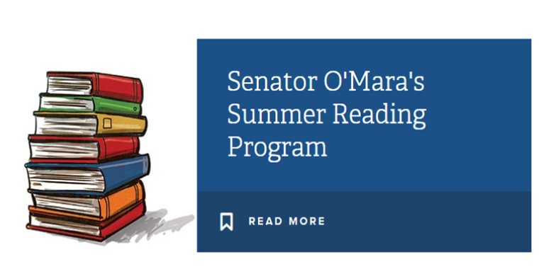 “I’m glad to have this opportunity to join with so many local public libraries and other groups and organizations seeking to encourage summer reading,” said Senator O’Mara.