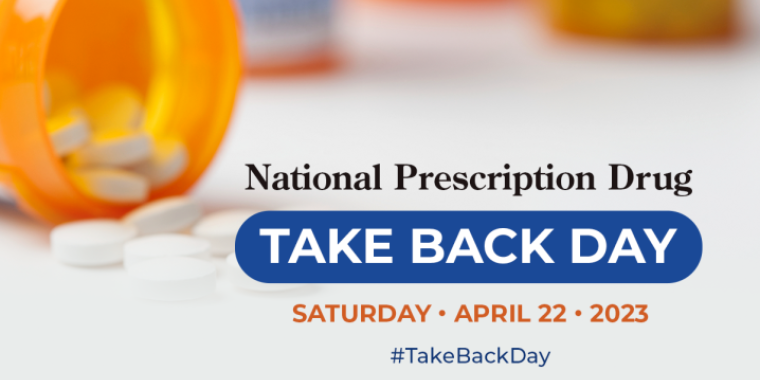 “It’s incredibly important that our local law enforcement leaders continue to participate in National Prescription Drug Take Back Day.  