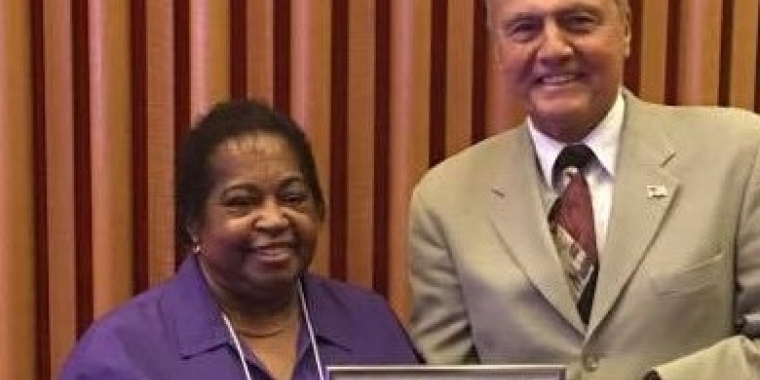 Senator Bonacic is pictured with Vera Green-Dixon