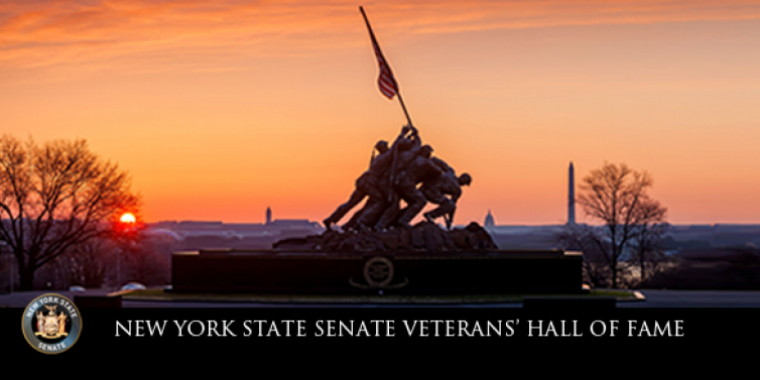 "So many veterans served our nation courageously and honorably, and then returned home to lift the lives of our local communities," said Senator O'Mara.