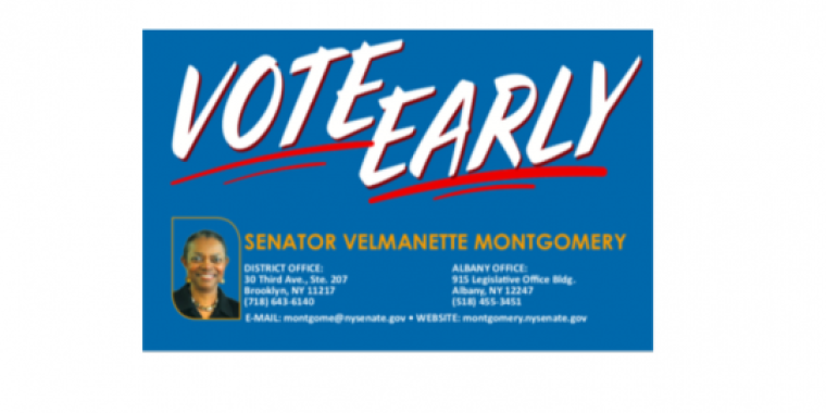 Senator Montgomery's Guide to Early Voting