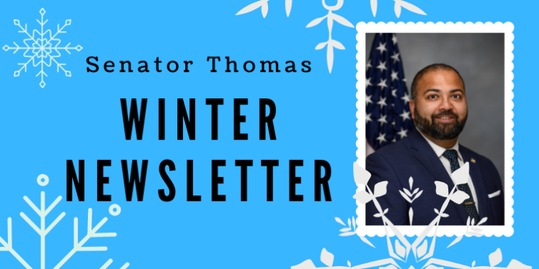 Senator Kevin Thomas Winter E-Newsletter