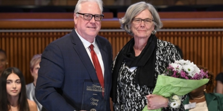 "Nancy has been a lifeline and a foundation of support across this region," said Senator O'Mara in tribute to Nancy Kirby, his 2023 New York State Senate "Woman of Disinction." "Nancy has been a lifeline and a foundation of support across this region," said Senator O'Mara in tribute to Nancy Kirby, his 2023 New York State Senate "Woman of Disinction."