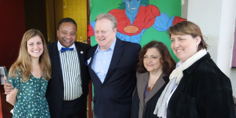 Celebrating New Learning Garden at P.S. 316