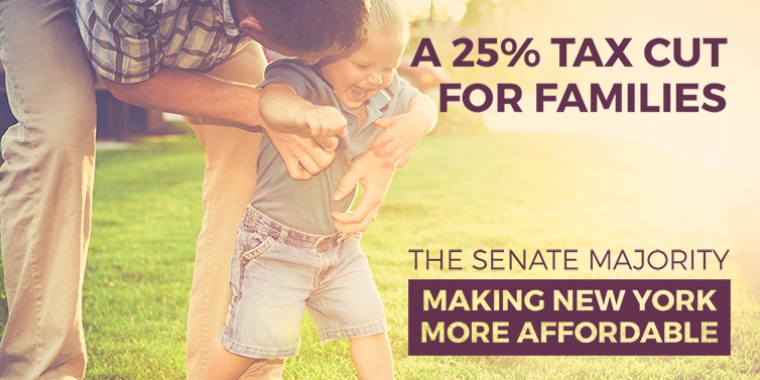 Senator O'Mara said the Senate tax cut plan seeks to address the state's "unfair and unreasonable" tax burden.