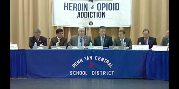 The Senate Heroin Task Force held a forum in Penn Yan on Feb. 23.