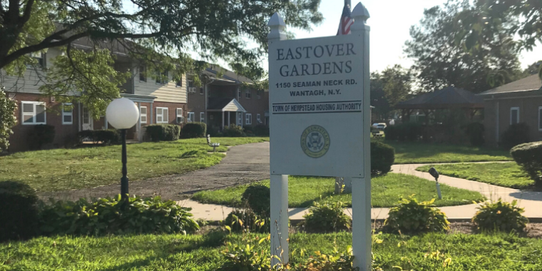 Eastover Gardens, a senior apartment complex in Wantagh, was left without power for days following Tropical Storm Isaias.