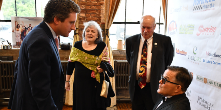 New York Senator Skoufis with Kathy Passineau, William Sestrom, and Independent Living, Inc. President & Chief Executive Officer Doug Hovey. (Photo provided by Independent Living)