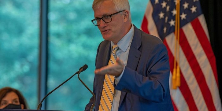 New York state Sen. Brian Kavanagh said New York is in a strong position to gain additional funding. Photo: Ron Adar/Zuma Press