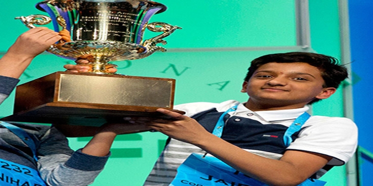 Scripps National Spelling Bee Co-Champion Jairam Hathwar of Painted Post.