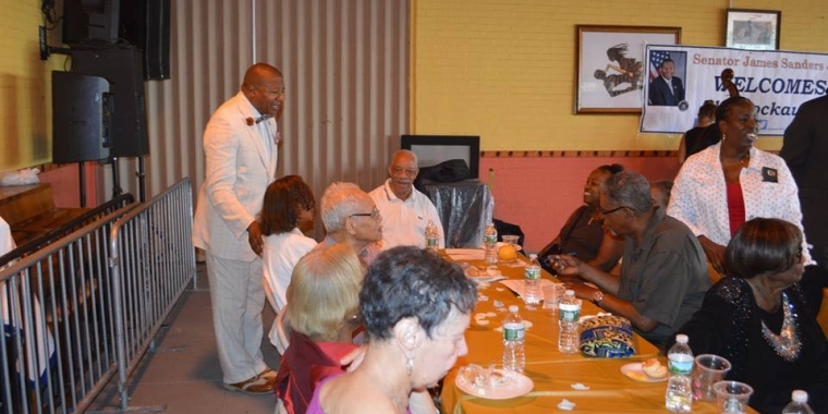 Dozens of seniors attended the event and enjoyed a complimentary lunch.