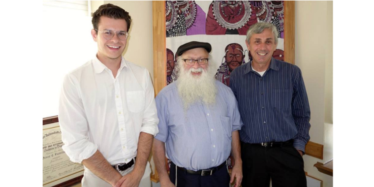 Representatives of Level Solar met with Reuven Lipkind, Director of Constituent Services (center)