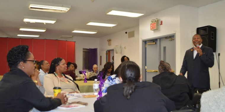 Senator Sanders encouraged the women in attendance to put barriers aside and run for political office if they are so inclined.