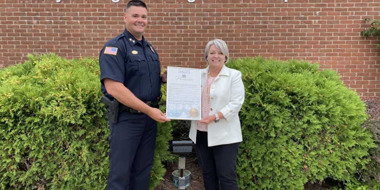Ritchie Congratulates Ogdensburg Police Chief on Retirement | NYSenate.gov