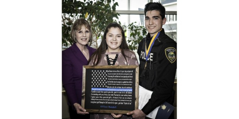 Senator Young, Alexis John and Officer Randall