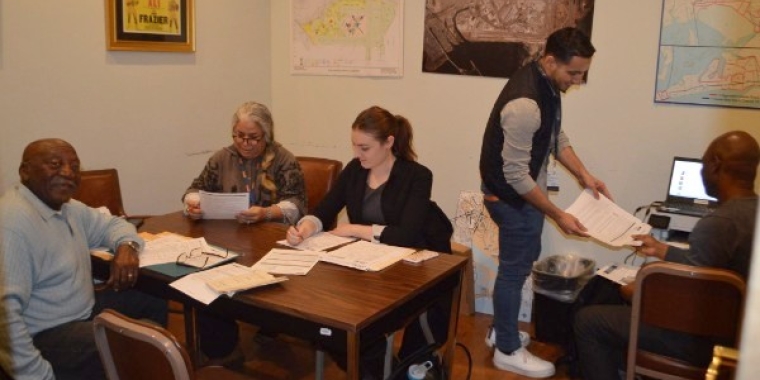 Representatives from the Department of Finance provided assistance regarding property tax exemptions while the New York Legal Assistance Group (NYLAG) helped with remedying cases of property fraud.