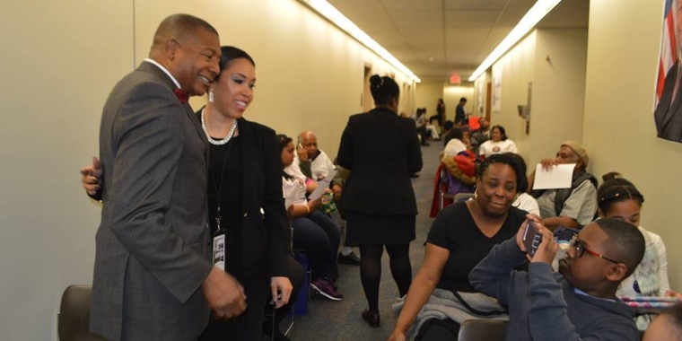 Senator Sanders enjoyed meeting with his constituents, particularly the youth.