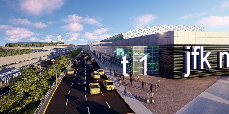 Rendering of redeveloped John F. Kennedy International Airport. Photo from www.governor.ny.gov