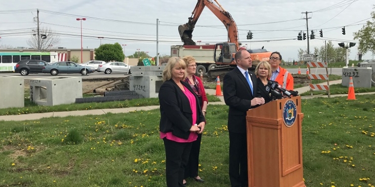 Construction at Walden and Anderson
