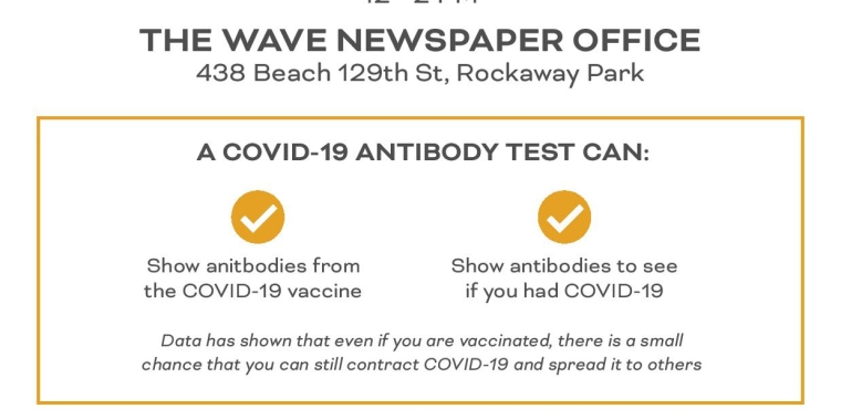 covid antibody test flyer wave