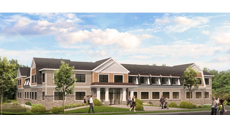 Draft rendering of proposed Croton-on-Hudson affordable housing project
