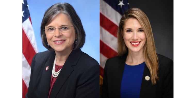 Assemblywoman Donna Lupardo and Senator Michelle Hinchey.