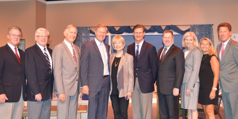 Senator Jacobs is pictured with former MASH star and acclaimed theatre actress Loretta Swit, and Shea's officers and supporters in announcing $200,000 in funding for renovations at Shea's 710 Theatre.