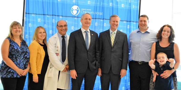 Senator Jacobs and Assemblyman Ryan announcing passage of their bill allowing young patients to continue to have access to an effective new epilepsy drug called Epidiolex.