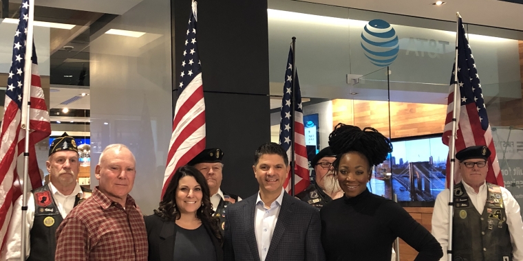 On Thursday, December 5th, Senator Amedore and AT&T announced a month-long partnership with Cell Phones for Soldiers to help troops call home. Old and unwanted cell phones and tablets are being collected at AT&T stores and public locations throughout the 46th Senate District through the end of December. For every phone donated valued at $5, Cell Phones for Soldiers is able to provide two and a half hours of talk time to deployed troops via calling calls.