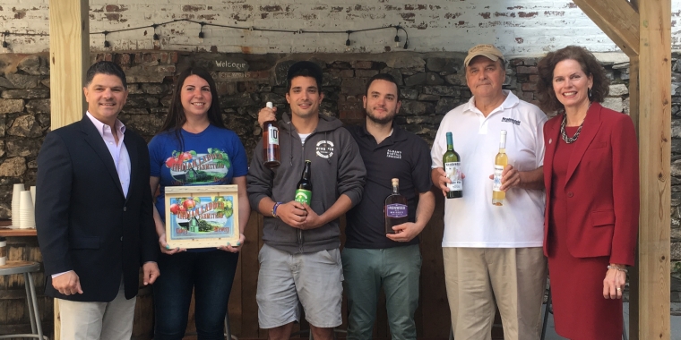 Senator George Amedore and Assemblywoman Pat Fahy joined Capital Region craft beverage producers to announce a new law to help support this growing industry.