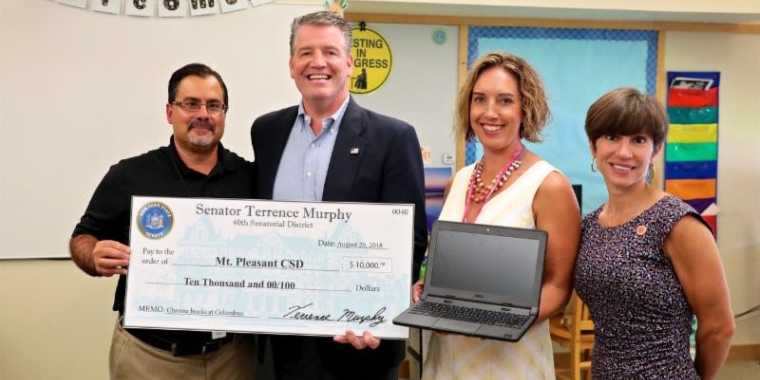 School Buys 30 New Chromebooks with $10,000 State Grant