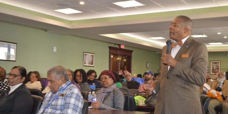 Senator Sanders' State of the District Address was packed with constituents anxious to hear his thoughts and plans for the future of the community.