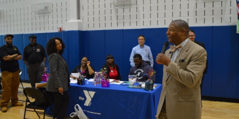 Senator Sanders told attendees that the event was part of his mission to bring real opportunities to real people.